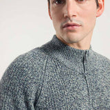 Chanteclaire Grigio Grafite | Cardigan Uomo Cashmere Rigenerato Ippolito