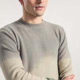 Grigio-Verde | Maglia Uomo Cashmere Rigenerato Folco