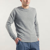 Grigio Calce | Maglia Uomo Cashmere Rigenerato Romeo