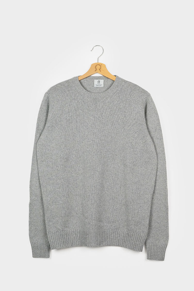 Grigio Calce | Maglia Uomo Cashmere Rigenerato Romeo