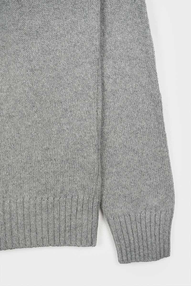 Grigio Calce | Maglia Uomo Cashmere Rigenerato Romeo