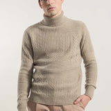 Beige Sabbia | Maglia Uomo Cashmere Rigenerato Bartolomeo