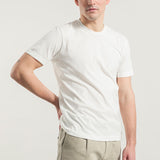 Bianco Latte | tshirt cotone organico e cotone rigenerato uomo