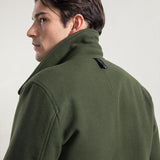 Verde Felce | Cappotto uomo peacot lana rigenerata