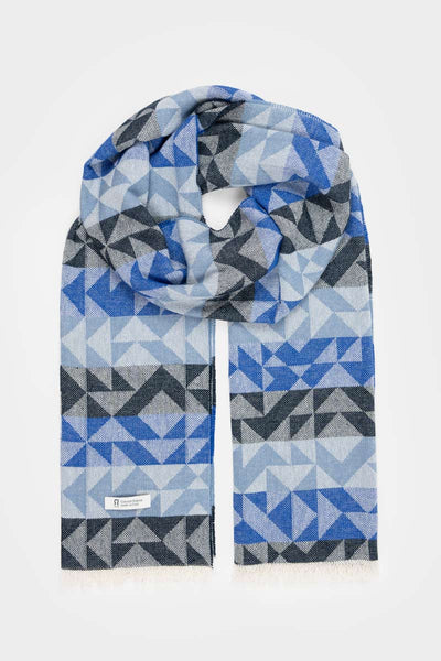 Sciarpa Oblique Alps Jacquard Di Misto Cachemire A Intarsio - Foto 13