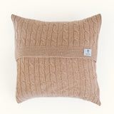 Copricuscino Cashmere Rigenerato Nedo Beige Sughero - Rifò
