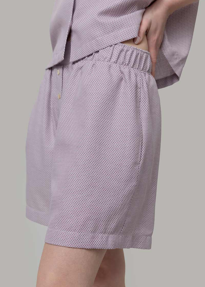 Pantaloncini Inghirami Allegra Violetto - Rifò Lab Moda circolare made in Italy
