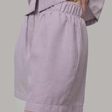 Pantaloncini Inghirami Allegra Violetto - Rifò Lab Moda circolare made in Italy
