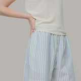 Pantaloncini Inghirami Allegra Acquamarina - Rifò Lab Moda circolare made in Italy
