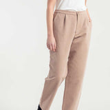 Beige Mandorla | Pantalone Donna Cotone Rigenerato Novilia