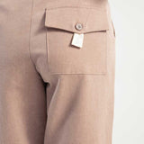 Beige Mandorla | Pantalone Donna Cotone Rigenerato Novilia