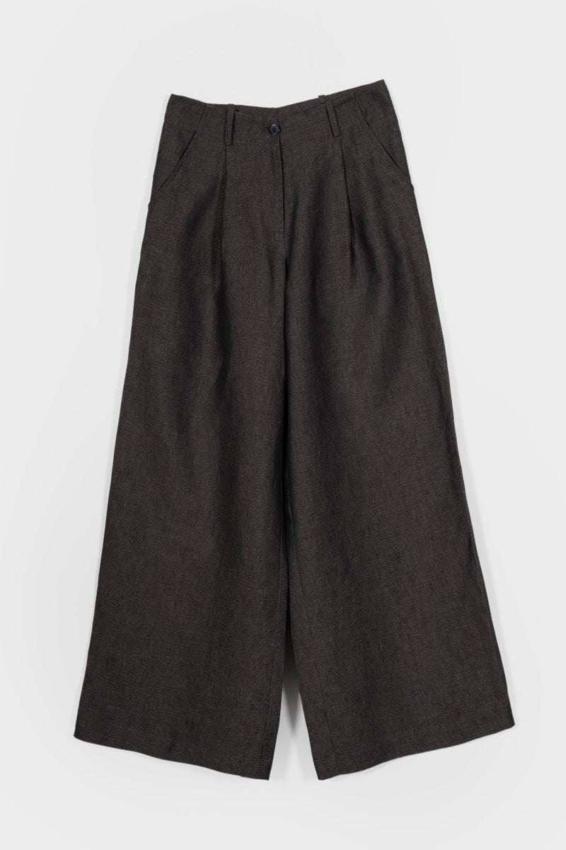 Pantaloni Lino Donna a Palazzo Marroni Milena - Rifò Lab Moda circolare made in Italy