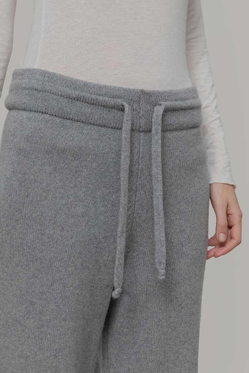 Grigio Calce | Pantalone Donna Cashmere Rigenerato Zelda