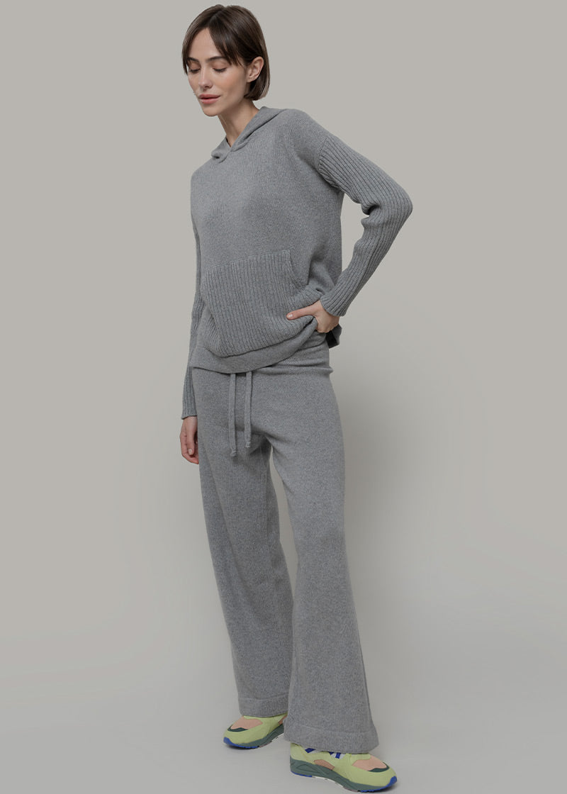 Grigio Calce | Pantalone Donna Cashmere Rigenerato Zelda