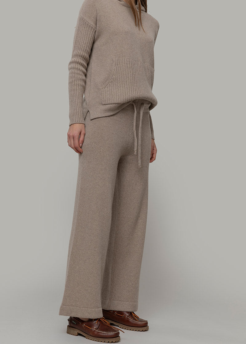 Beige Sabbia | Pantalone Donna Cashmere Rigenerato Zelda