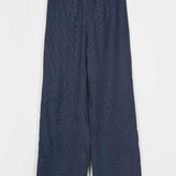 Pantaloni Larghi Donna Viscosa Blu Diana - Inghirami x Rifò
