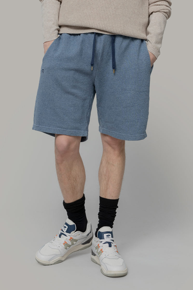 Denim | Bermuda felpa jeans rigenerato