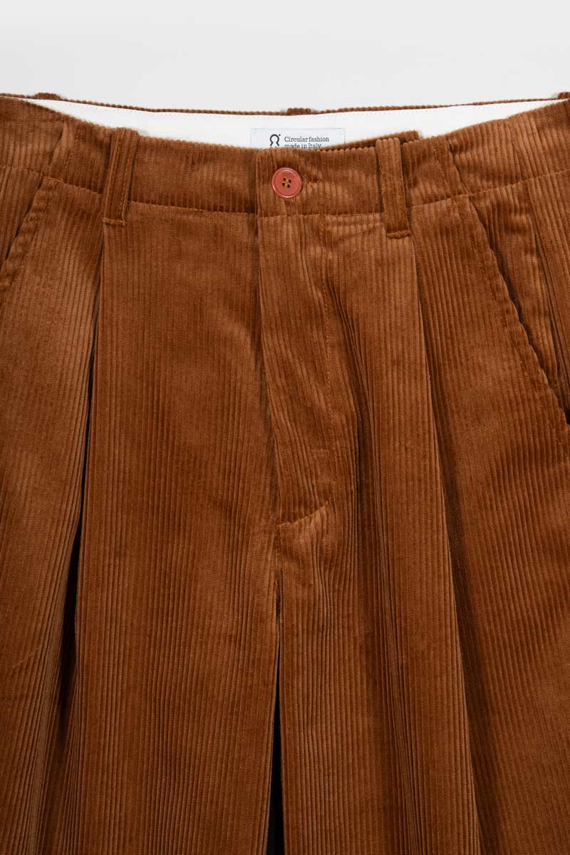 Pantaloni Velluto a Coste Donna Cotone Astrid - Rifò Lab Moda circolare made in Italy