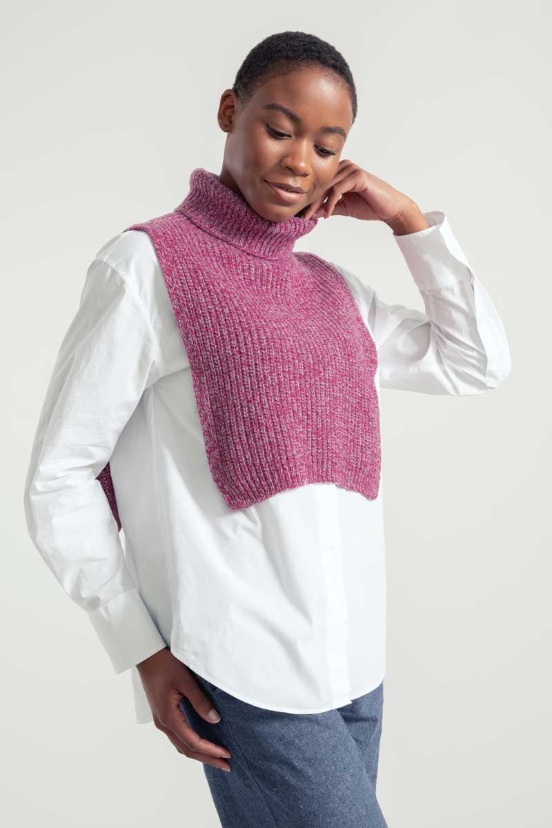 Chanteclaire Dragon Fruit | Scaldacollo Donna Cashmere Rigenerato Gastone