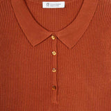 Maglia Polo Donna Senza Maniche Viscosa Blanca - Rifò Lab Moda circolare made in Italy