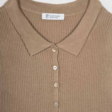 Maglia Polo Donna Senza Maniche Viscosa Rosa Blanca - Rifò Lab Moda circolare made in Italy