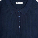 Maglia Polo Donna Senza Maniche Viscosa Rosa Blanca - Rifò Lab Moda circolare made in Italy