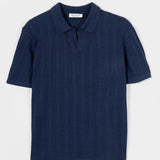 Polo Maniche Corte Uomo Seta Rigenerata Damiano