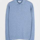 Polo Maniche Lunghe Uomo Cotone Rigenerato Antonio - Rifò Lab Moda circolare made in Italy