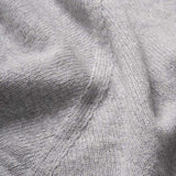 Grigio Calce | Poncho cashmere rigenerato collo alto