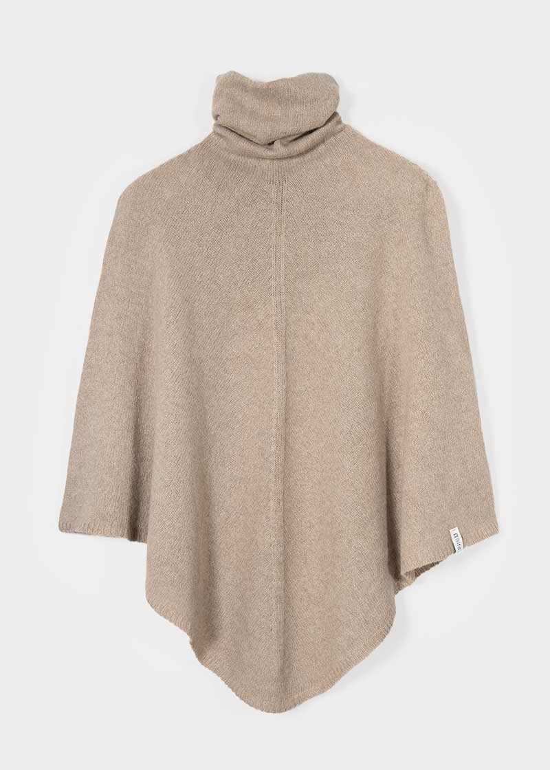 Poncho Donna Cashmere Rigenerato Elisabetta - Rifò Lab Moda circolare made in Italy