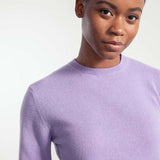 Viola Glicine | Maglia Donna Light Cashmere Rigenerato Veronica