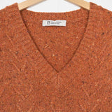 Arancio Ruggine | Maglia Donna Cashmere Rigenerato Eliana