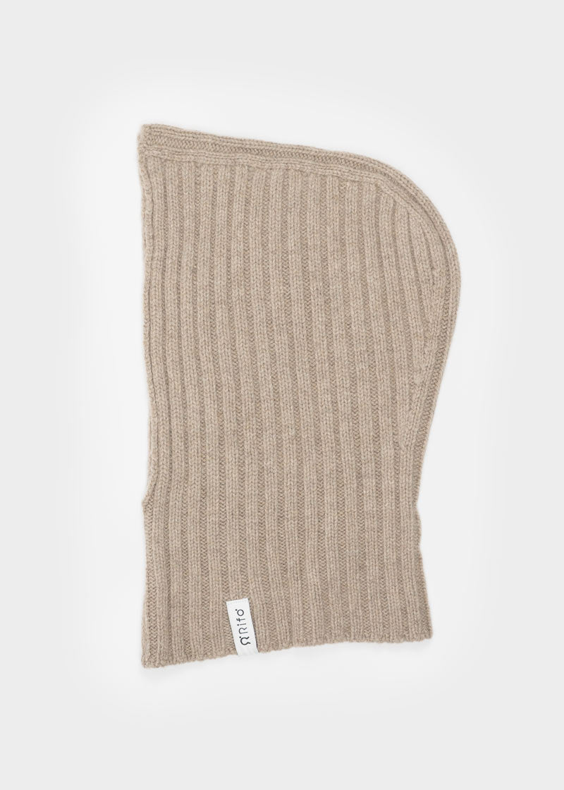 Beige Sabbia | Balaclava cashmere rigenerato