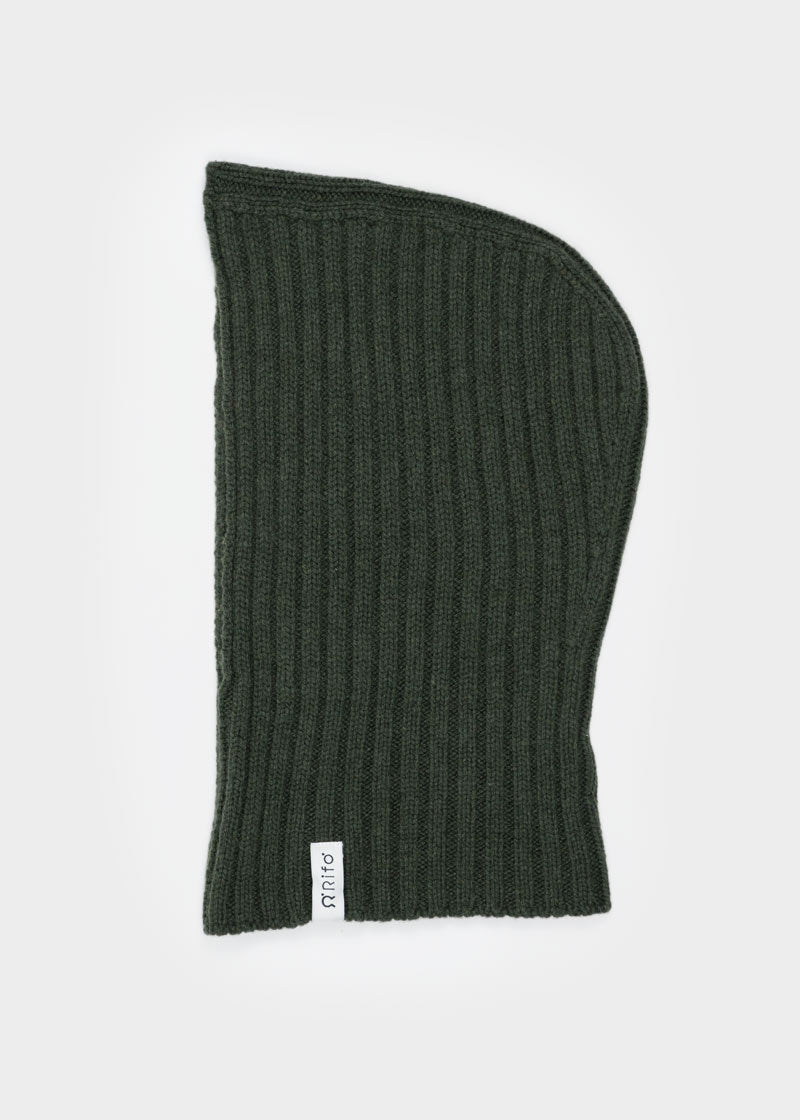 Verde Foresta | Balaclava cashmere rigenerato