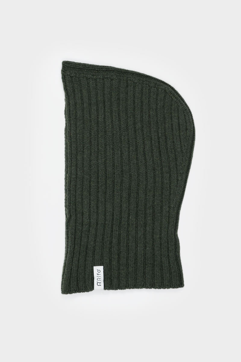 Verde Foresta | Balaclava cashmere rigenerato