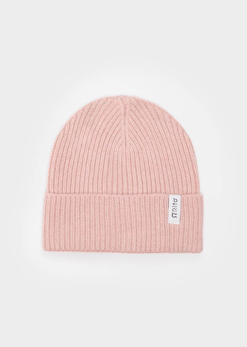 Rosa Quarzo | Cappello cashmere rigenerato