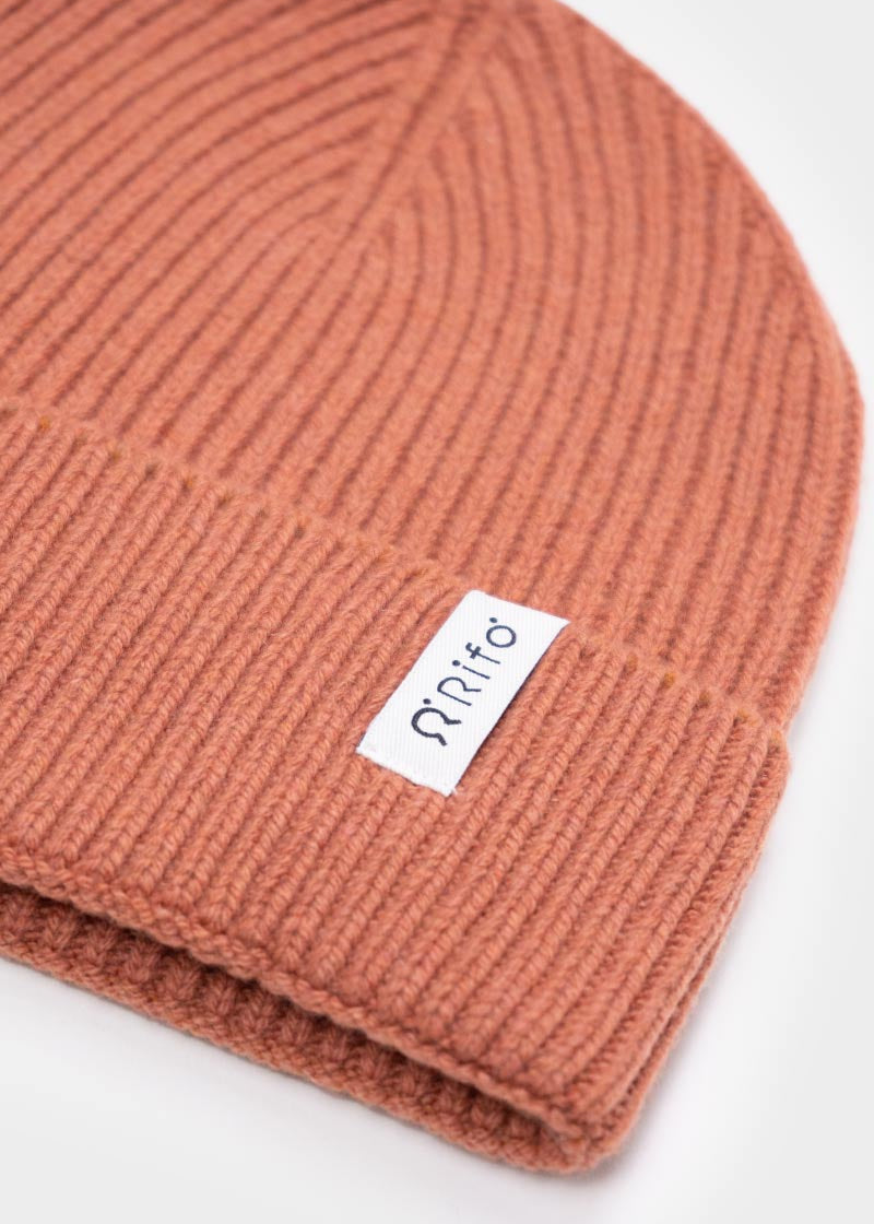 Rosa Pompelmo | Cappello cashmere rigenerato