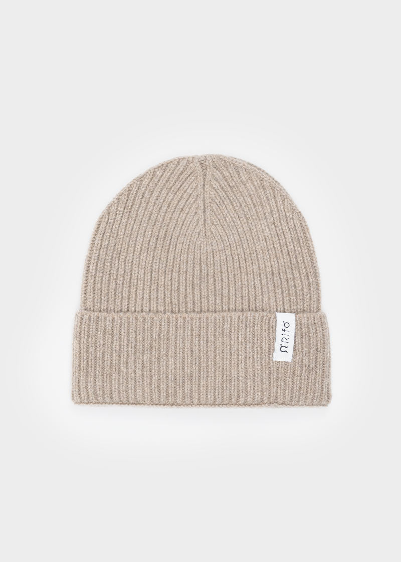 Beige Sabbia | Cappello cashmere rigenerato