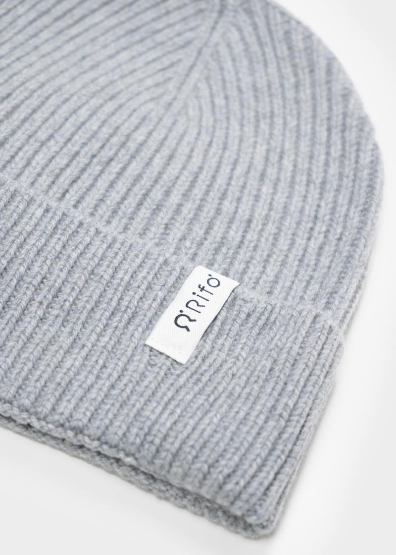 Grigio Calce | Cappello cashmere rigenerato