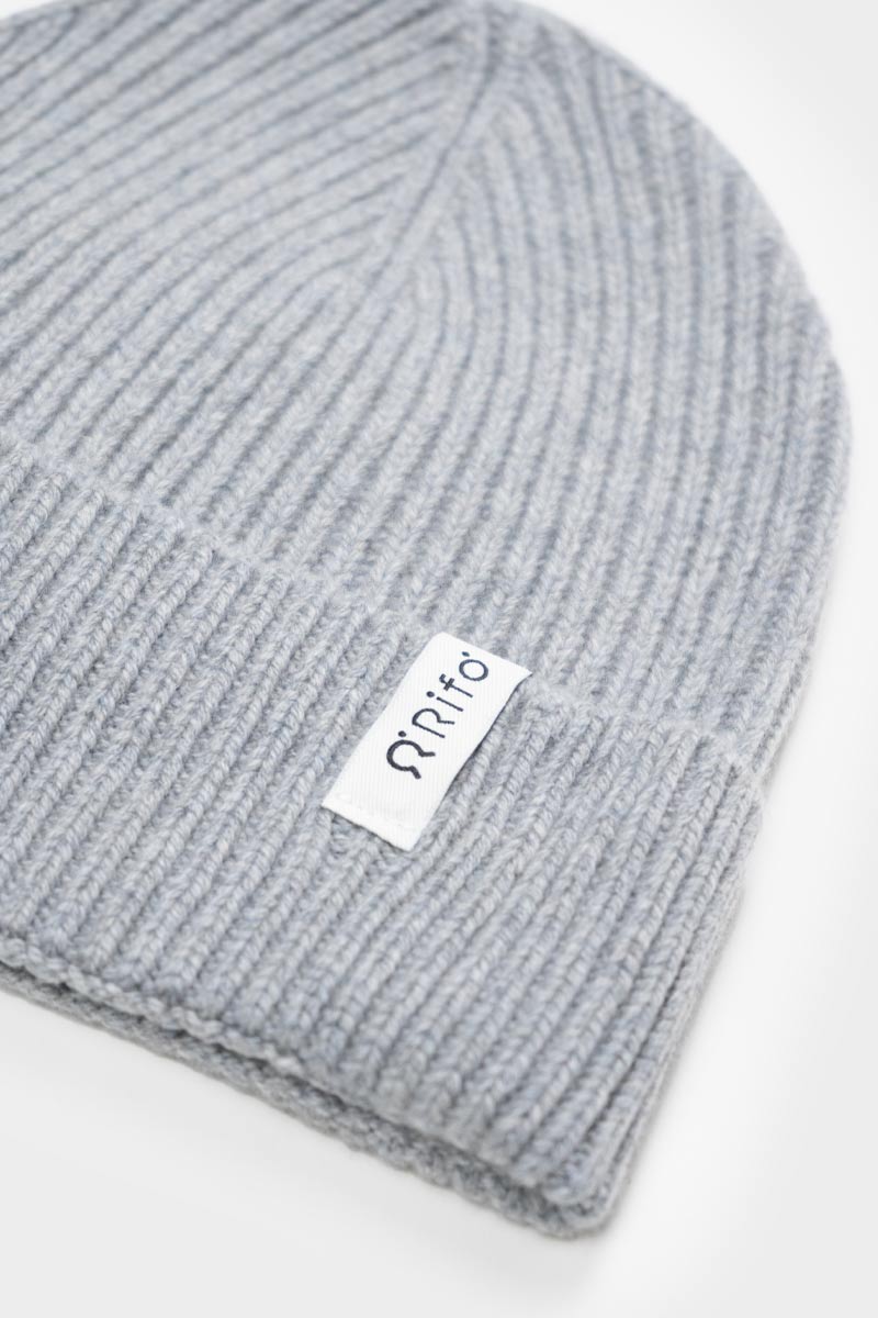 Grigio Calce | Cappello cashmere rigenerato