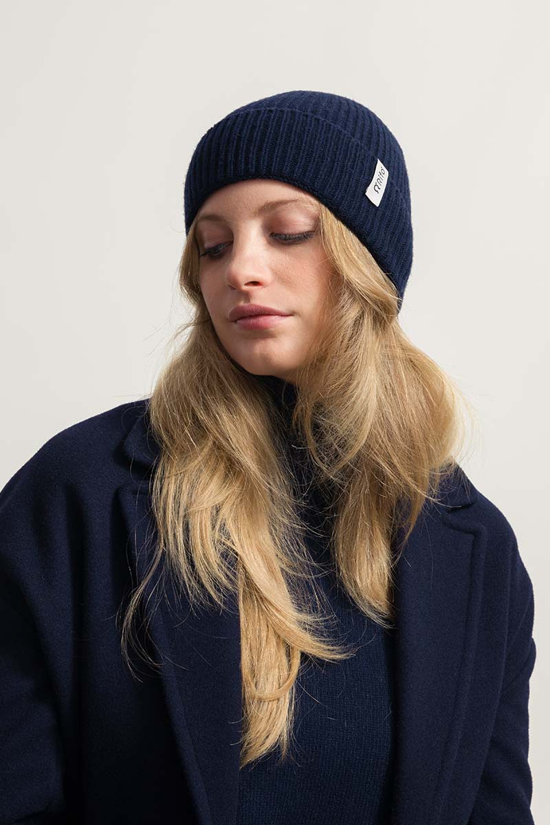 Blu Mora | Cappello cashmere rigenerato