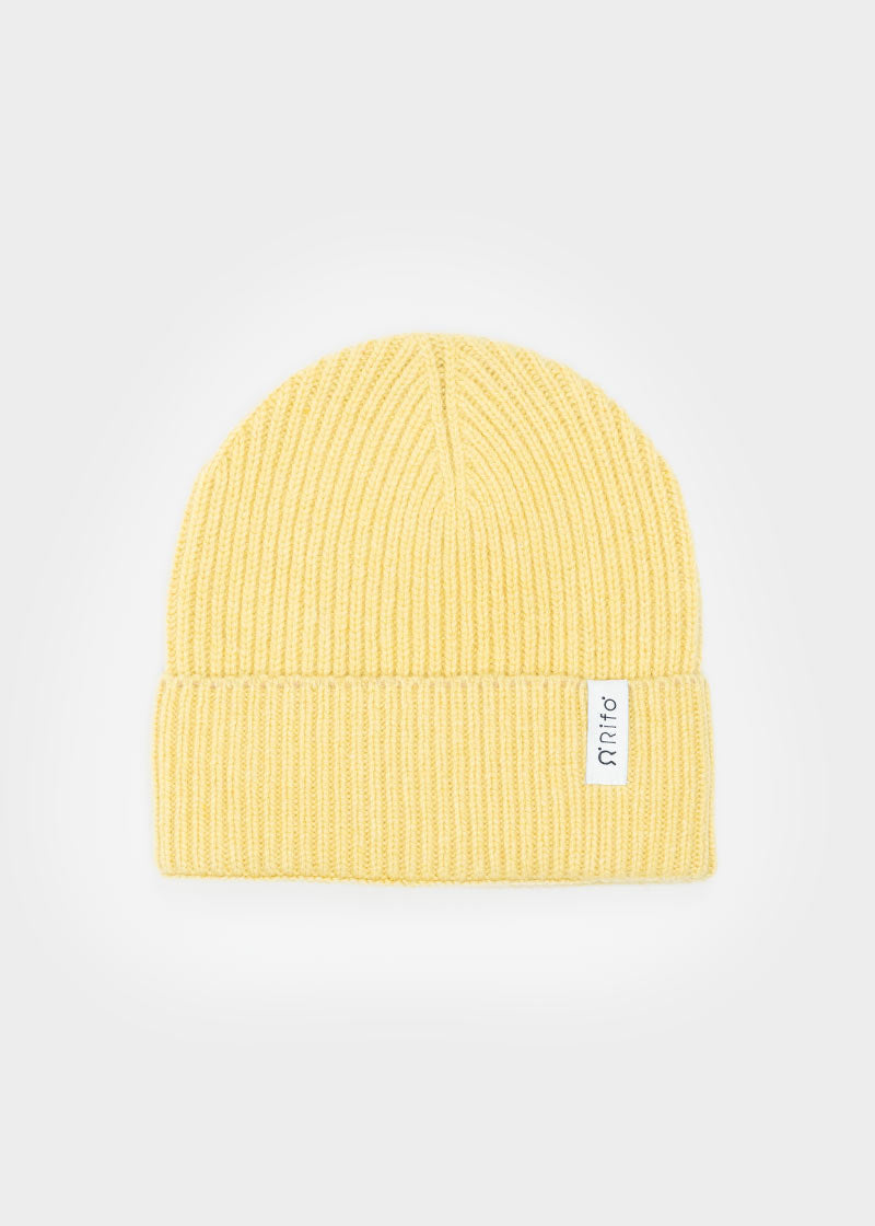 Giallo Cedro | Cappello cashmere rigenerato