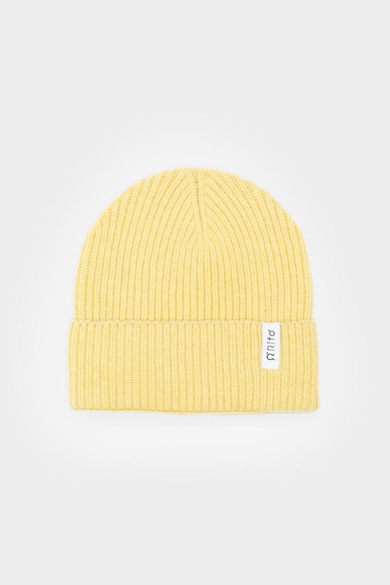 Giallo Cedro | Cappello cashmere rigenerato