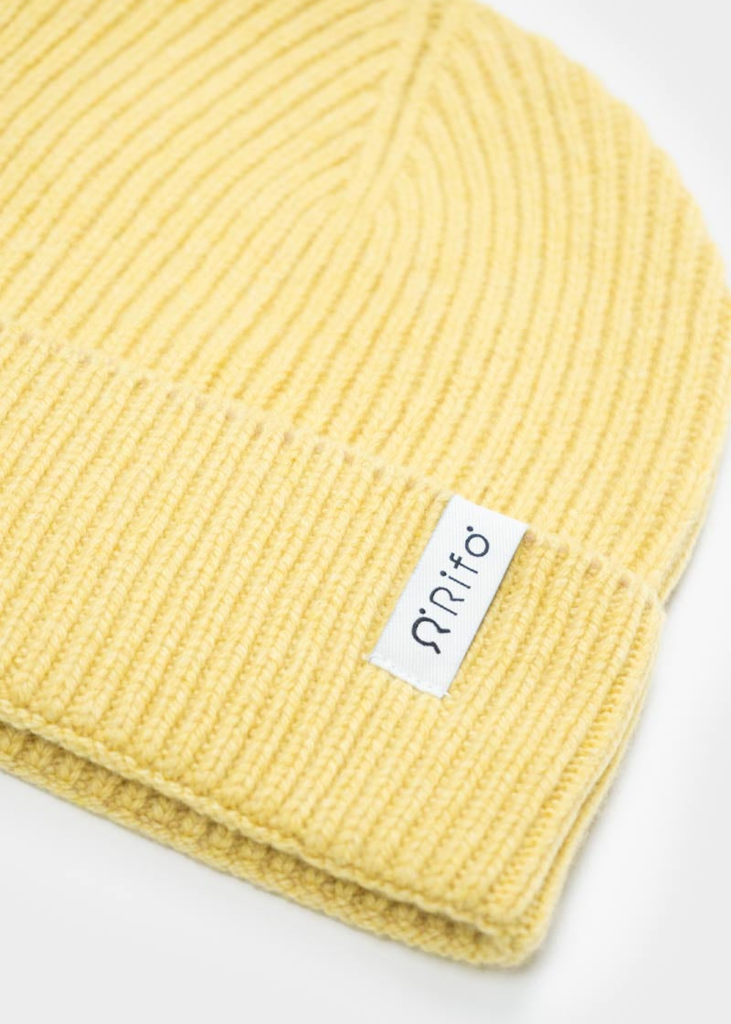 Giallo Cedro | Cappello cashmere rigenerato