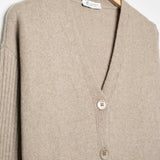 Beige Sabbia | Cardigan Donna Cashmere Rigenerato Fiorenza