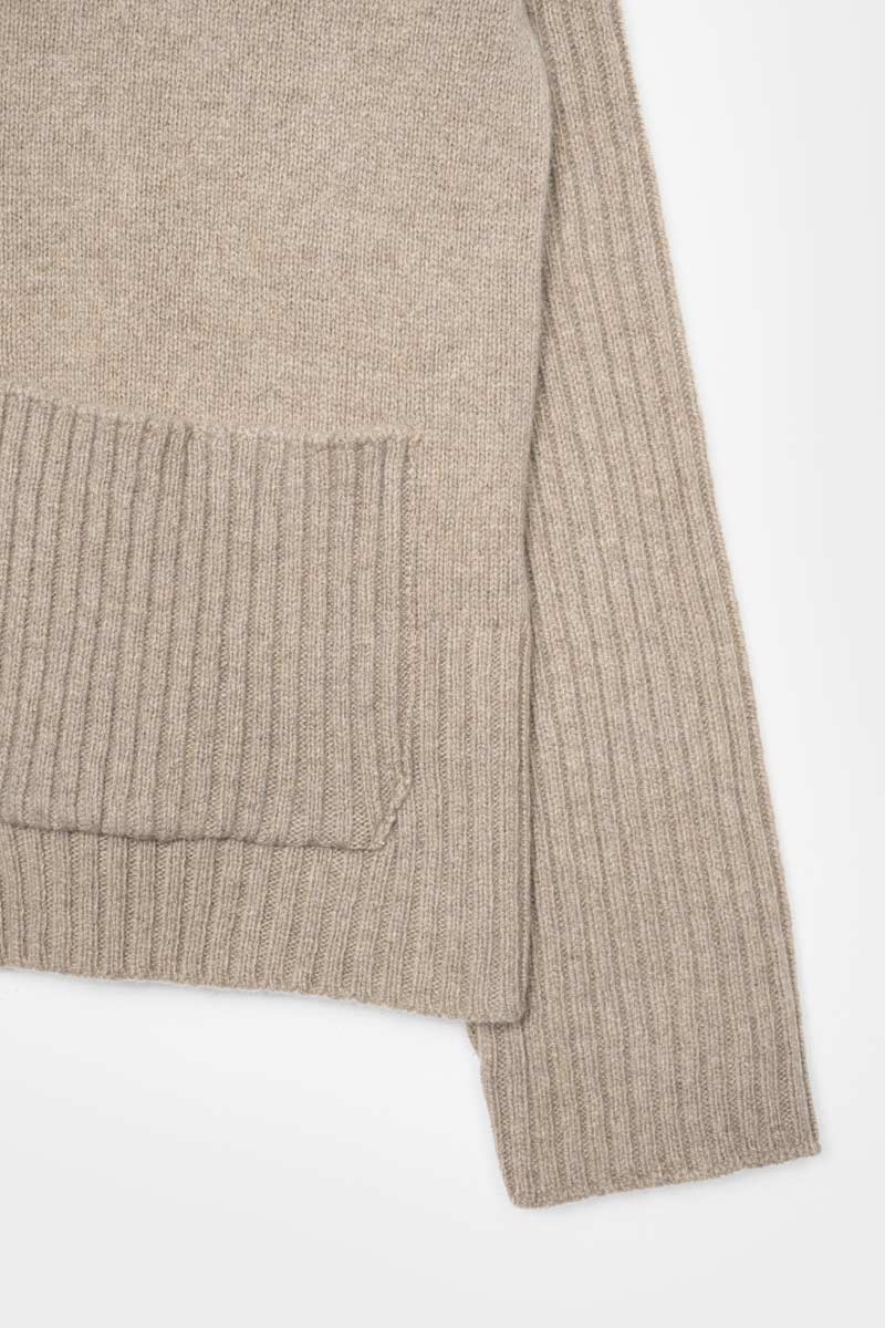 Beige Sabbia | Cardigan Donna Cashmere Rigenerato Fiorenza