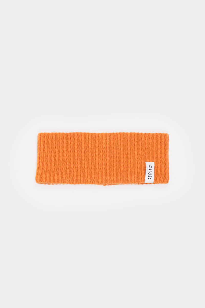 Fascia per Capelli Inverno Donna Cashmere Lara Arancione - Rifò