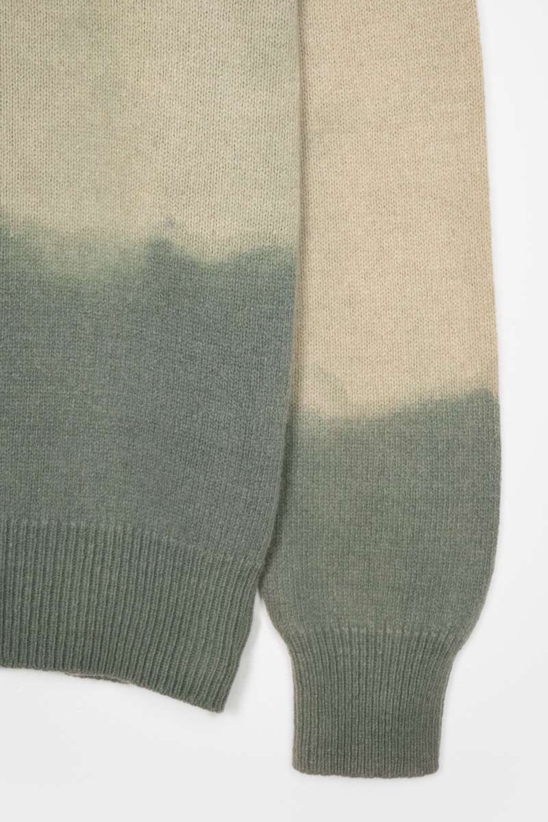 Grigio-Verde | Maglia Uomo Cashmere Rigenerato Folco