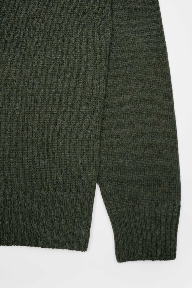 Verde Foresta | Maglia Uomo Cashmere Rigenerato Romeo