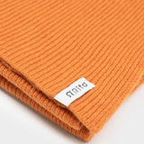 Arancio Becco d'Oca | Sciarpa Costine cashmere rigenerato Federico